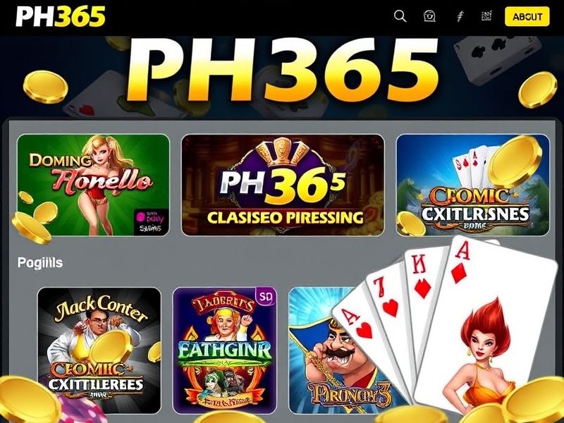 Welcome to ph365 Casino, your premier online gaming destination. Explore a vast selection of casino games, exclusive promotions, and secure 24/7 service. Enjoy the best user experience and lucrative bonuses on one platform.